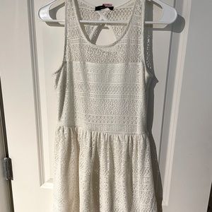 White lace dress